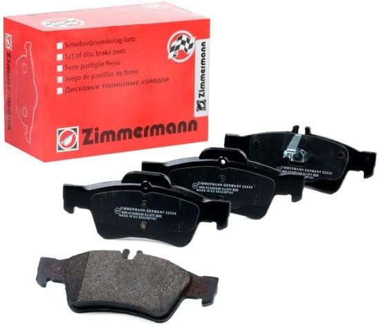 ZIMMERMANN 23334.165.1 Serie Bremsbelagsatz, Hinten mit Vorbereitung Sensoren, inklusive Platte dämp