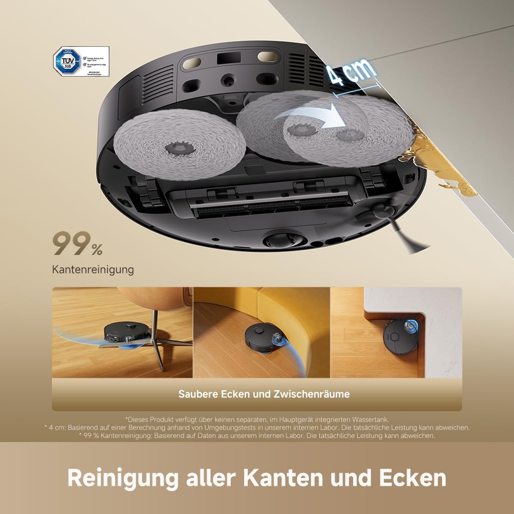 dreame L40 Ultra A Saugroboter und Bodenwischer mit automatischer Staubentleerung und doppeltem Anti