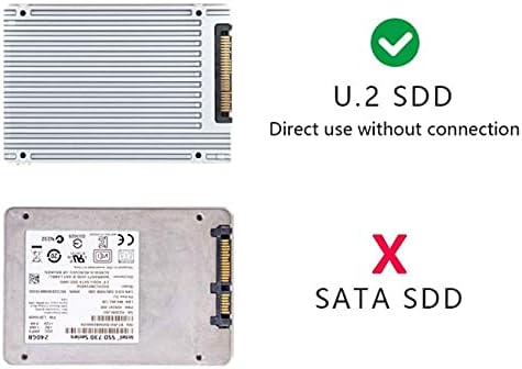 Cablecc oculink sff-8611 an U.2 U.3 SFF-8639 NVME PCIe PCI-Express-SSD-Kabel für Mainboard-SSD Schwa