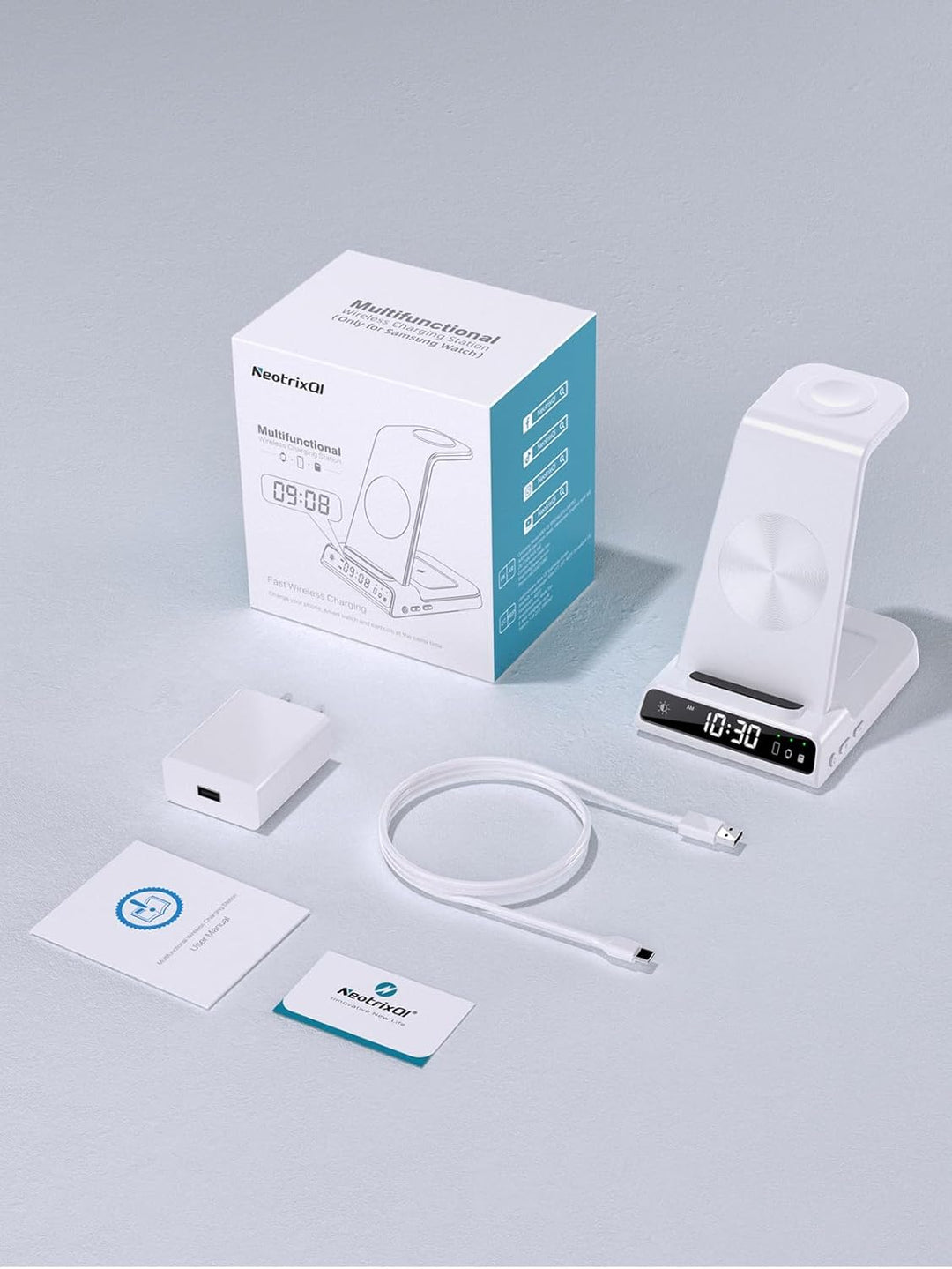 Wireless Charger für Samsung Ladestation für Galaxy S25 Ultra, Induktive Ladestation für Samsung Gal