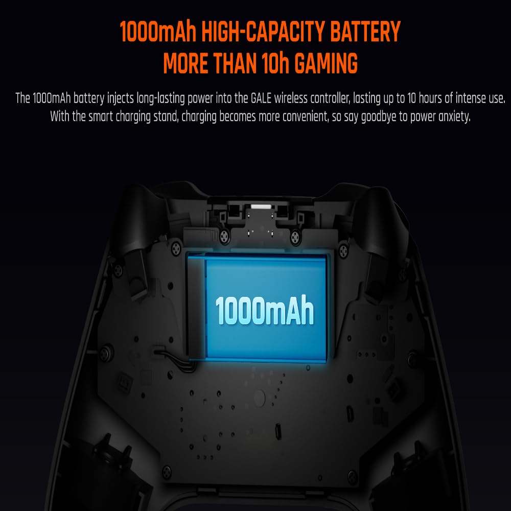 BIGBIG WON Wireless Controller Gale PC Controller Motion Zieling, Hall Trigger, 4 Benutzerdefinierte