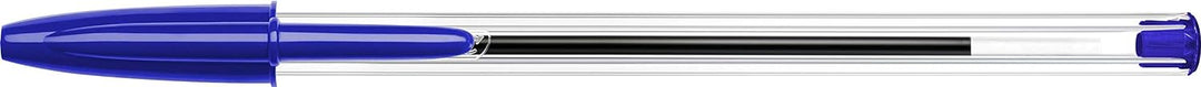 BIC Kugelschreiber Set Cristal Original, in Blau, Strichstärke 0,4 mm, 150er Pack, Ideal für das Bür