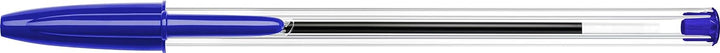 BIC Kugelschreiber Set Cristal Original, in Blau, Strichstärke 0,4 mm, 150er Pack, Ideal für das Bür