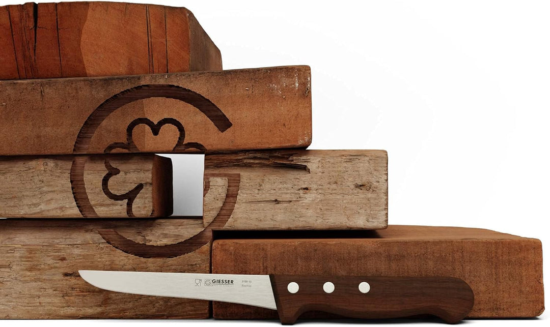 Giesser seit 1776 - Made in Germany - Ausbeinmesser mit Holzgriff rutschfest Kotibe, 13 cm, rostfrei
