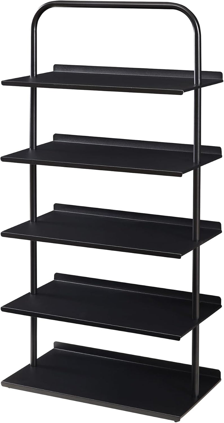 [en.casa] Schuhregal schmal Poytya mit 5 Ebenen Metall 119 x 60 x 32 cm Schuhständer für 10 Paare Sc
