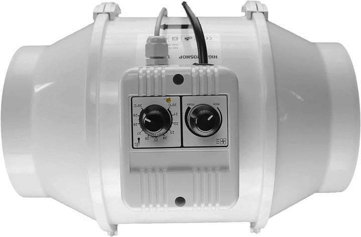 Extractor Vents TT 150 A + Power Regulator Thermostat 150mm (560 m³/h)