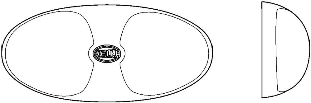 HELLA - Innenraumleuchte - DuraLED 12 - LED - 12V - 3W - LED - Anbau/geschraubt - Lichtscheibenfarbe