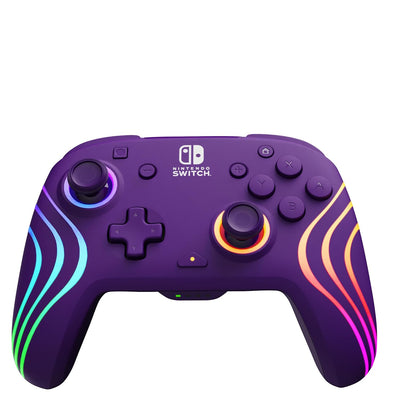 Official Afterglow Wave Wireless Controller Nintendo Switch - Purple