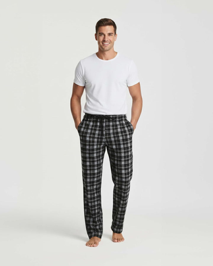 Real Essentials Herren Flanell Flanell, S Flanell-Set 3