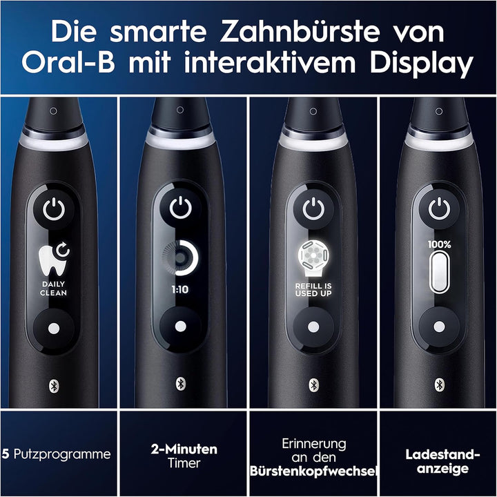 Oral-B iO Series 7 Plus Edition Elektrische Zahnbürste/Electric Toothbrush, Inkl. 3 Aufsteckbürsten,