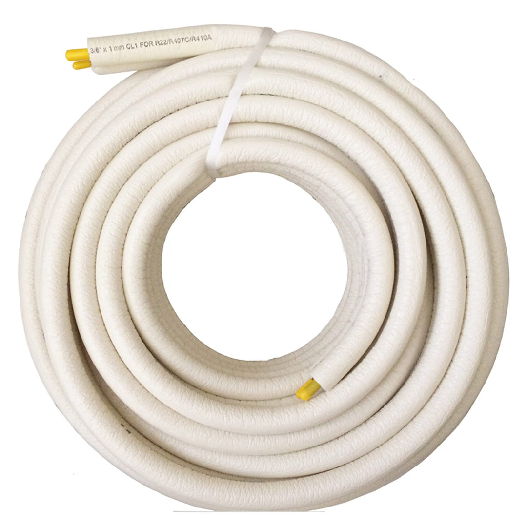 Klima-B2B doppel 20m Split für Klimaanlagen 1/4''-1/2'' Kupferrohr, Doppelkupferrohrleitung, vorisol