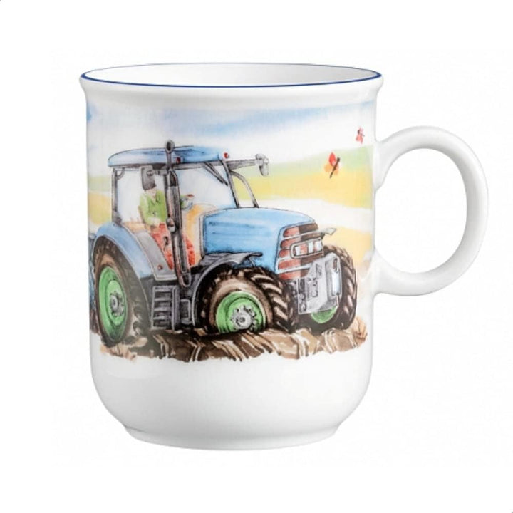 Sterngraf Kinderset Mein Traktor 7tlg. MIT Gravur (z.B. Namen) personalisiertes Kinderbesteck + Kind