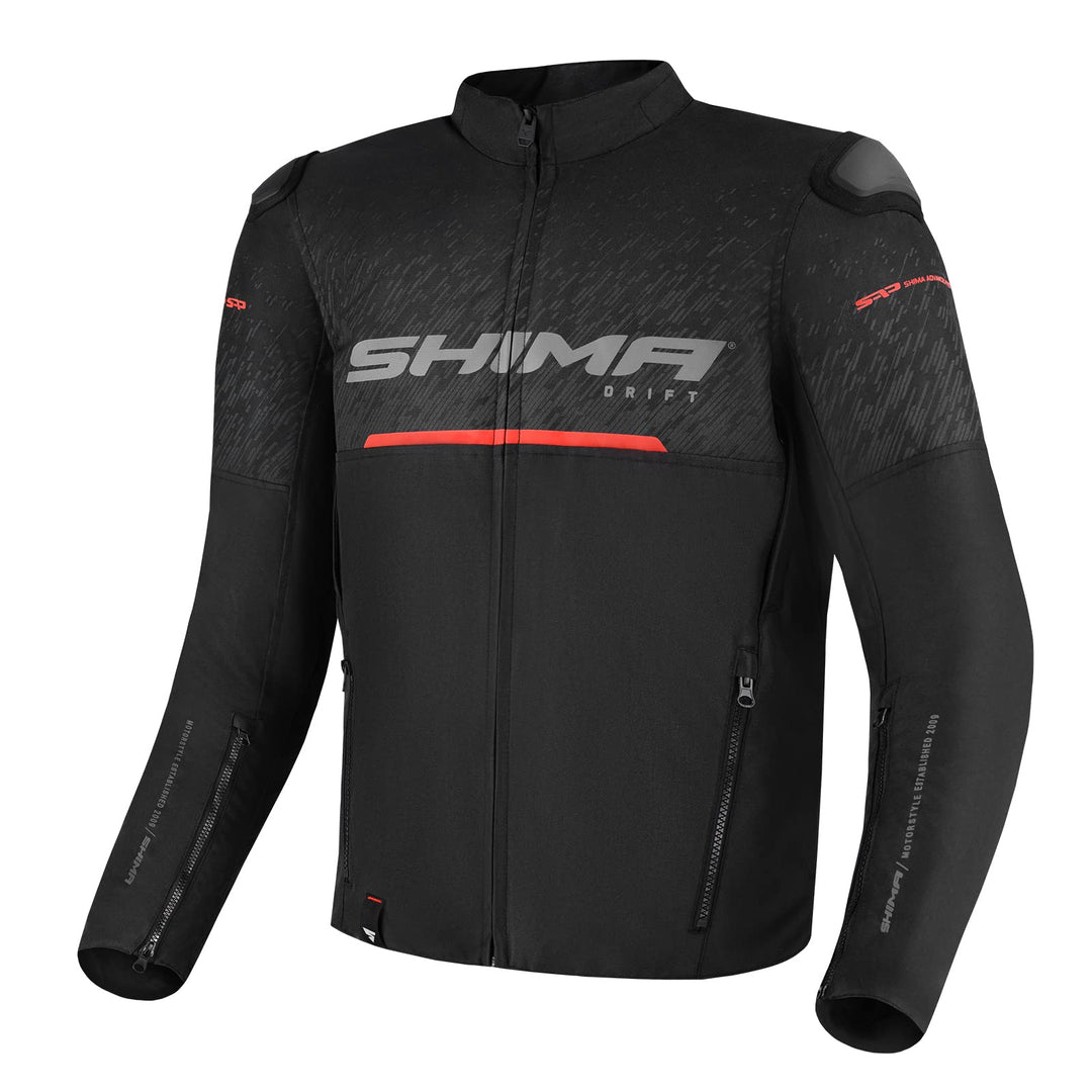 SHIMA DRIFT Motorradjacke Herren | Leichte, Atmungsaktive Sommer Mesh Motorcycle Stadt Textiljacke M