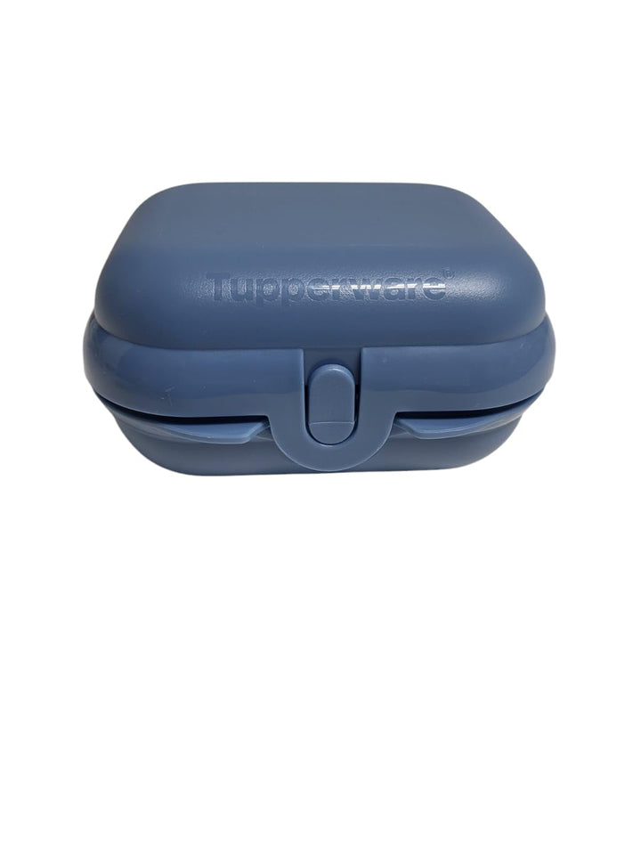 Tupperware To Go Mini-Twin Grösse 1 kleine Brotdose MiniTwin Twin Schule Kindergarten blau dunkelbla
