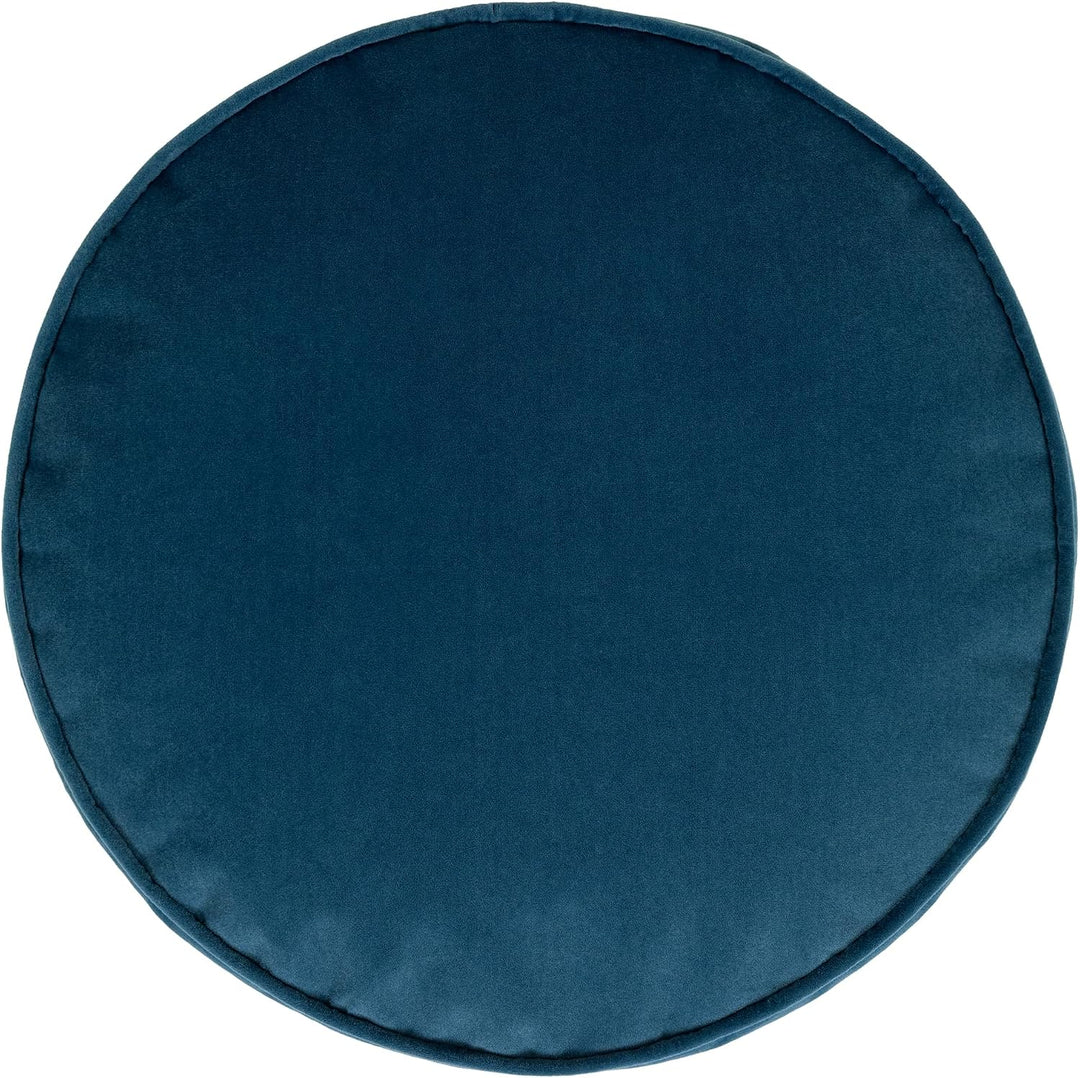 Icon Runder Sitzpuff „Milano“, XL Samt Sitzsack Hocker, Gross Fusshocker für das Wohnzimmer, Sitzkis