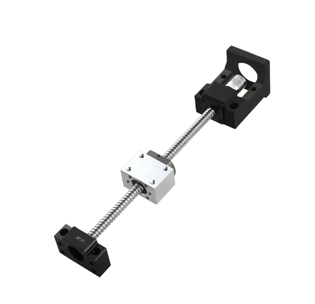 GooEquip SFU1204 Kugelumlaufspindel 350mm mit Halterung für Nema 23 Schrittmotor, BK10 / BF10 Unters