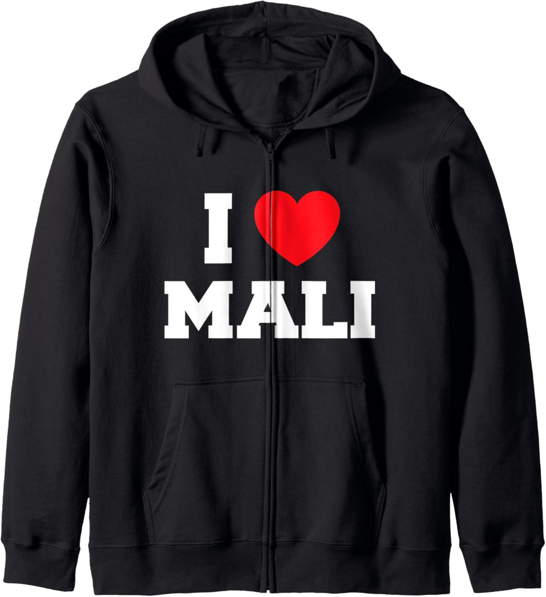 I Love Mali Kapuzenjacke