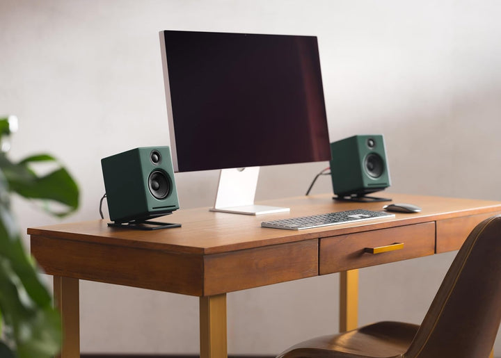 Audioengine A2 Plus Kabellose Bluetooth-Desktop-Lautsprecher – 60-W-Computerlautsprecher für Musik u
