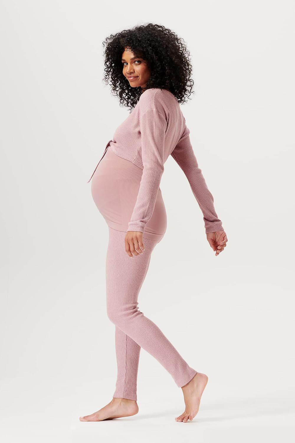 Noppies Damen Top Pier Nursing Long Sleeve T-Shirt 38 Deauville Mauve - P964, 38 Deauville Mauve - P