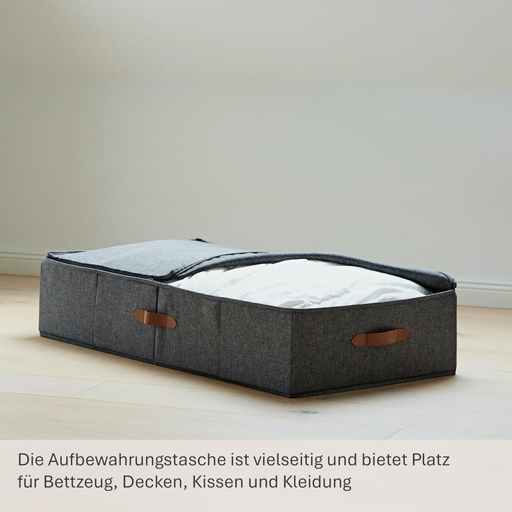 LOVE IT STORE IT Premium Unterbettkommode - Unterbett Aufbewahrungsbox für Bettzeug Aufbewahrung - L