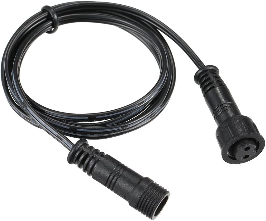 Verlängerungskabel 1M/2 Pin für Deckenspots,Einbauleuchten,Einbaustrahler Tomshine IP67 Wasserdicht(