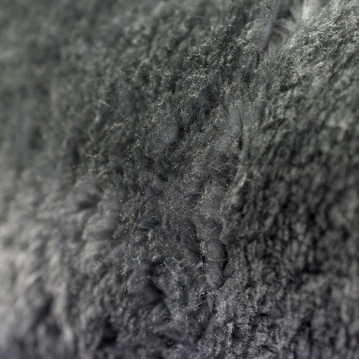 Teppich-Traum Designerteppich einfarbig, waschbar, blau, 140x200 cm 140x200 cm Anthrazit, 140x200 cm