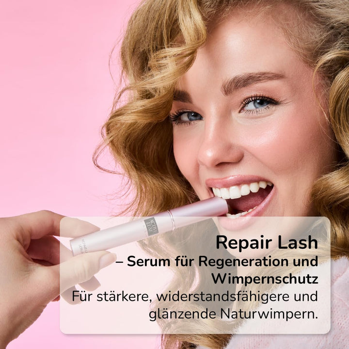 Active Luxe Repair Lash Serum – Wimpernserum zur Pflege & Stärkung natürlicher Wimpern – Hormonfrei,