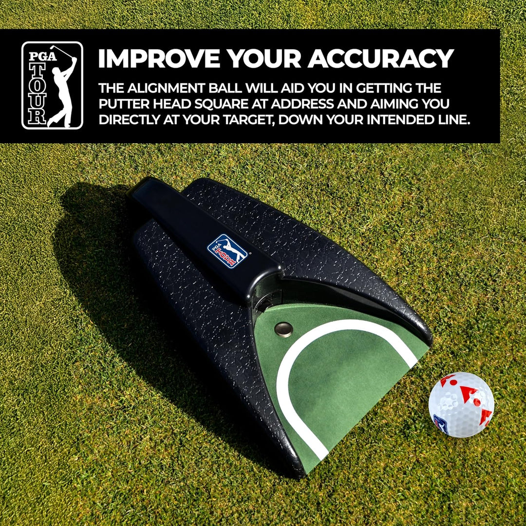 PGA Tour Pure Putt - Auto Putt Returner with Guideball Ohne zusätzliche Batterien, Ohne zusätzliche