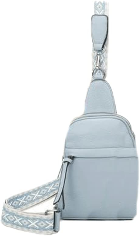 stylx Sling Bag Brusttasche, Crossbody Umhängetasche Damen veganes Leder,Schultertasche Schulterruck