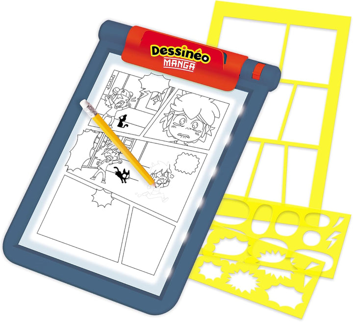 Dujardin Nathan - Zeichnung Manga, Zeichentablett für Kinder ab 9 Jahren, Leuchttafel zum Erstellen
