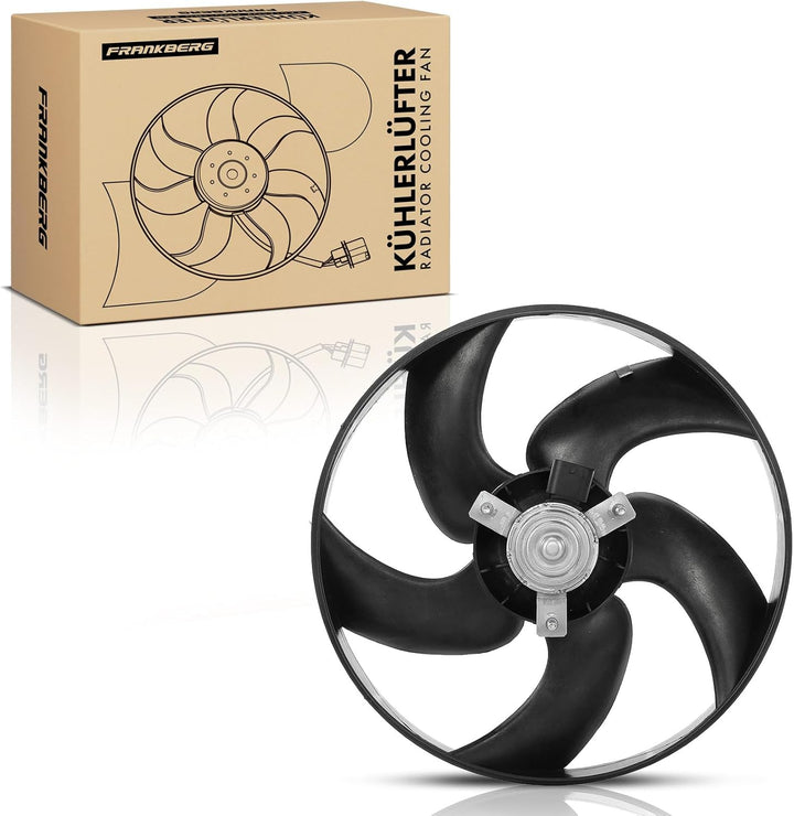 Frankberg Lüfter Motorkühlung Kühlerlüfter Kompatibel mit 206 CC 2D 2.0L 2000-2008 206 Schrägheck 2A