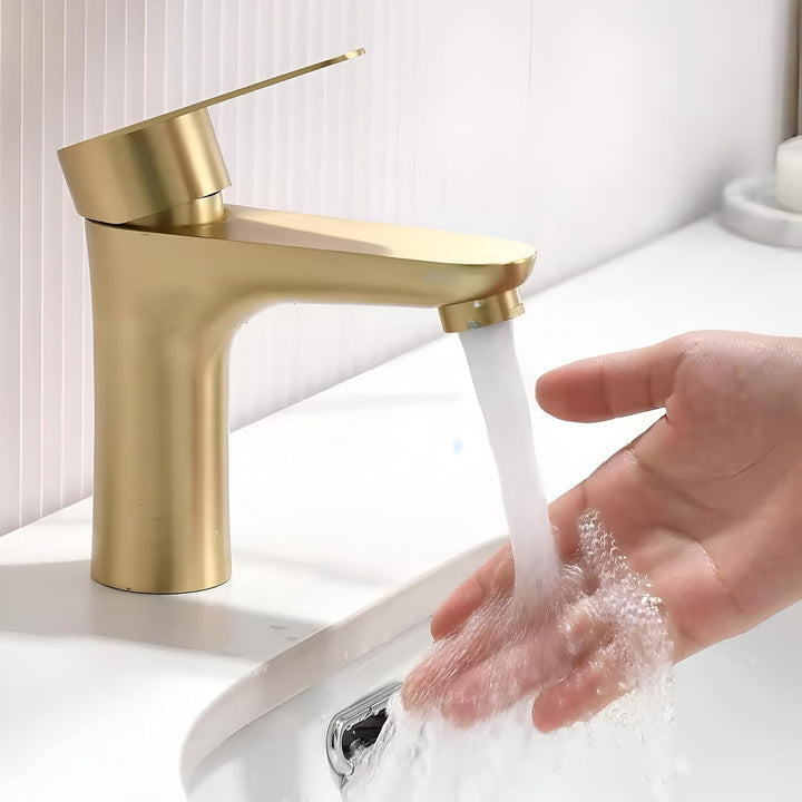 HANT Waschtischarmatur, Wasserhahn Bad, Waschtischarmatur Armatur, Waschbecken Badezimmer Mischbatte
