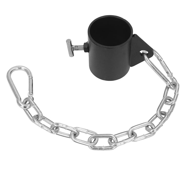 Aoneky 2'' Verstellbare T-Bar Rudern Landmine Ösenaufsatz - Olympische Stange Halsband mit Kette für