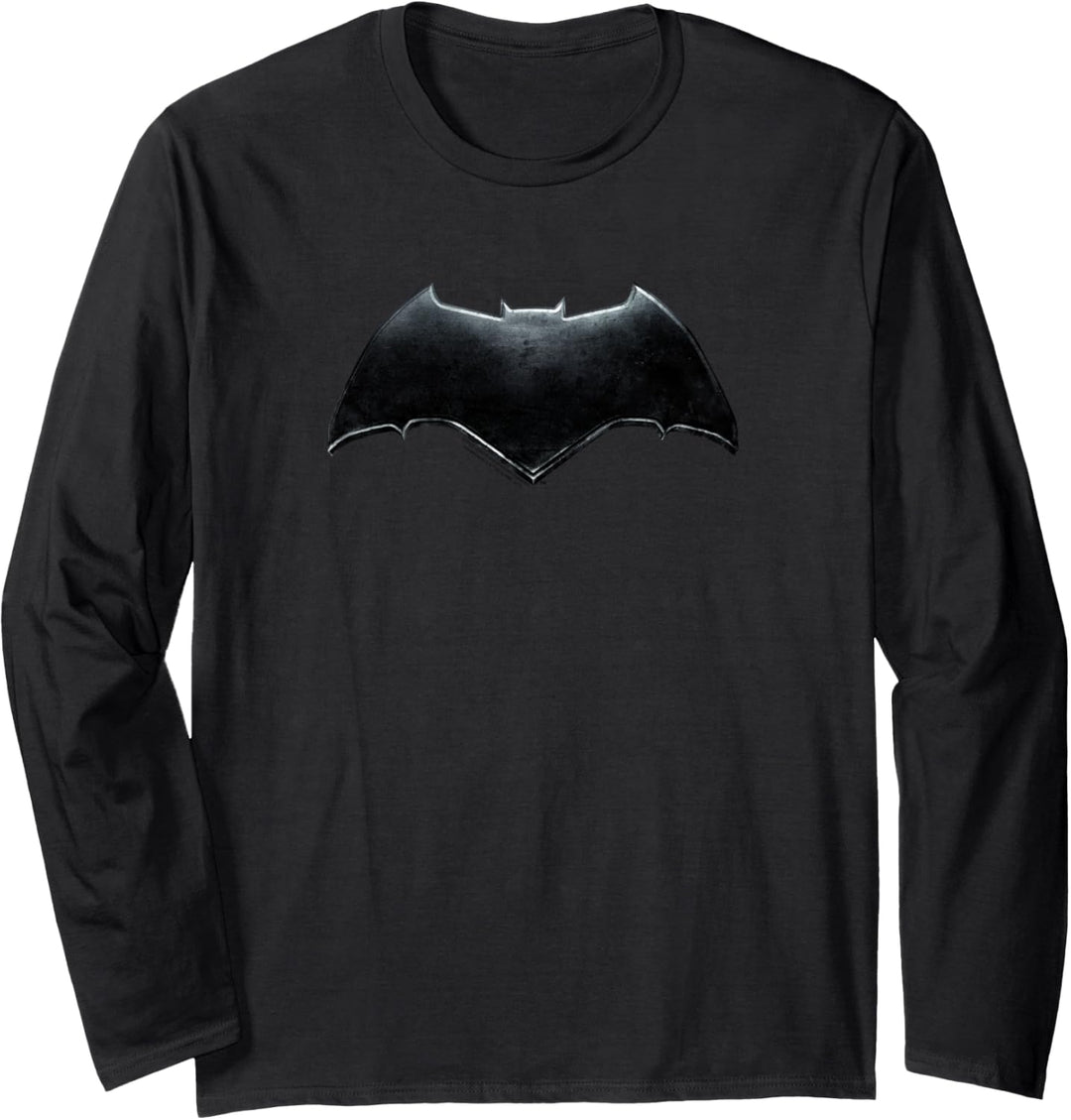 Justice League Movie Batman Logo Langarmshirt