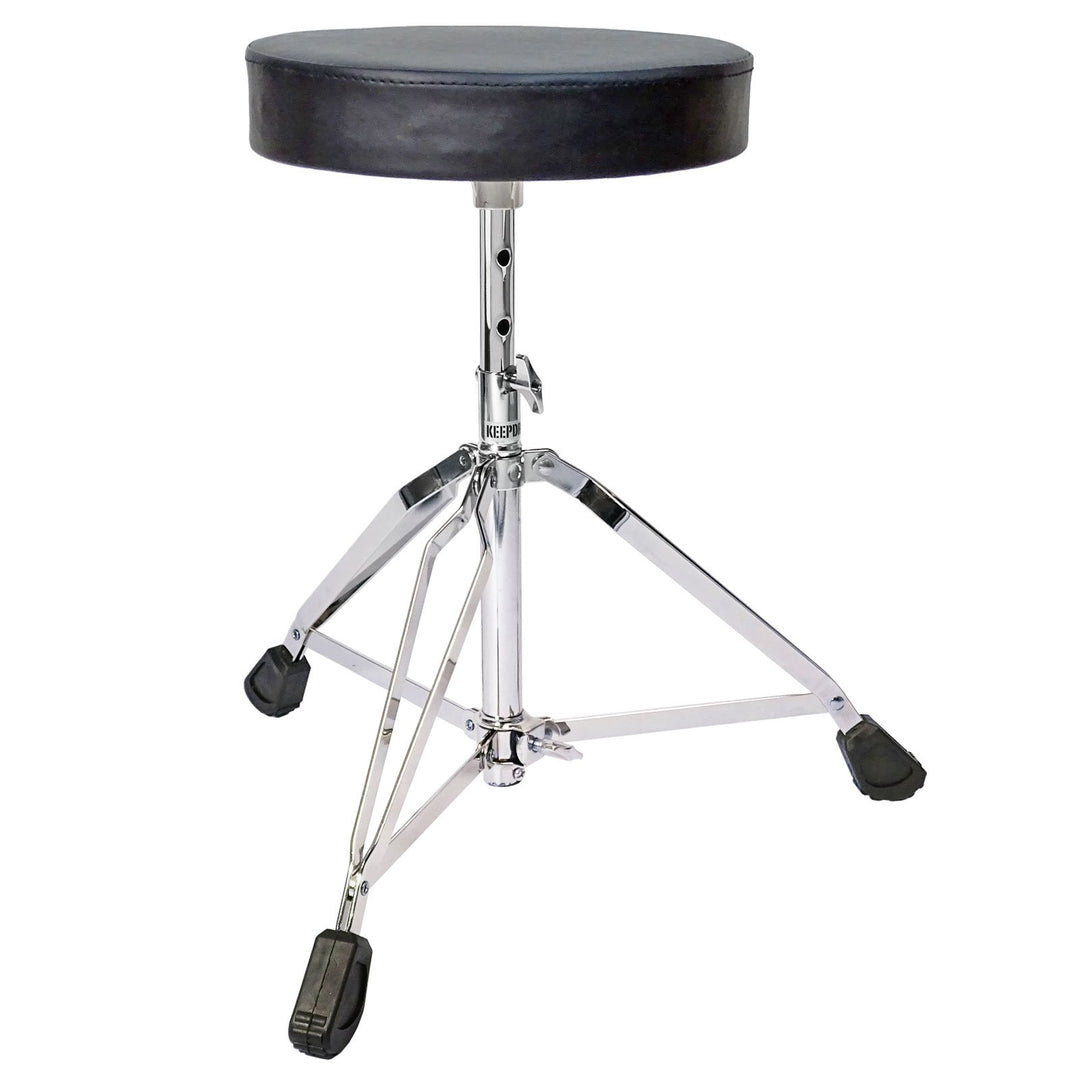 keepdrum KDSH200 Drumhocker Rundsitz Schlagzeug Hocker