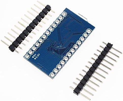 TECNOIOT 5pcs Pro Micro ATmega32U4 5 V/16MHz Module with Pin Header for Leonardo, 5PCS