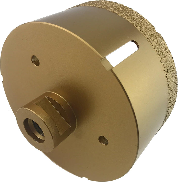PRODIAMANT Profi Fliesenbohrer Fliese 120 mm x M14 Diamantbohrer Winkelschleifer für trockenbohren i