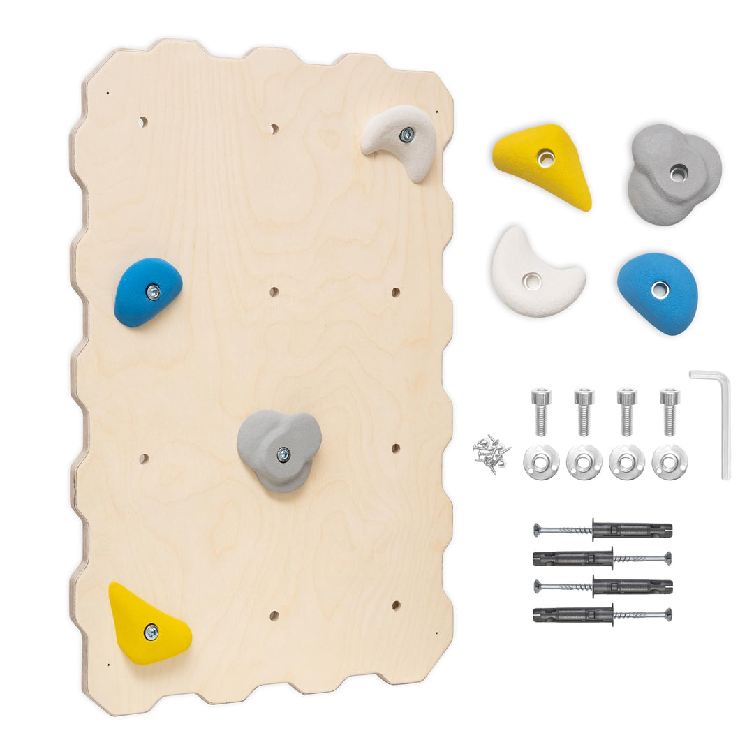 MAMOI® Kletterwand für kinderzimmer, Klettergerüst Indoor, Klettern mit Klettergriffe für Kinder, Kl