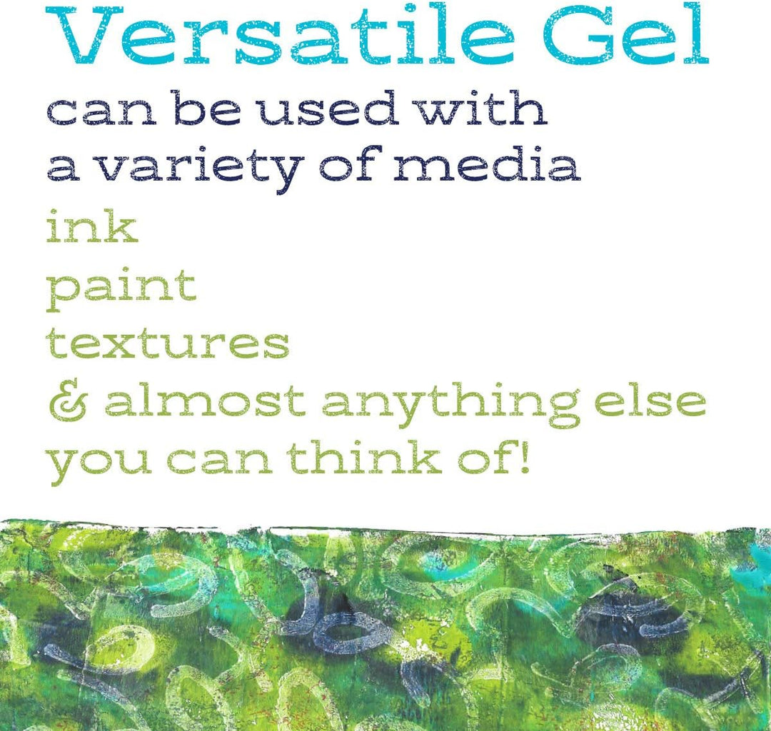 Gel Press 10803 Silikon Stempel Druckplatte, Mehrfarbig, 12 x 12 in 12 x 12 in GEL10803, 12 x 12 in