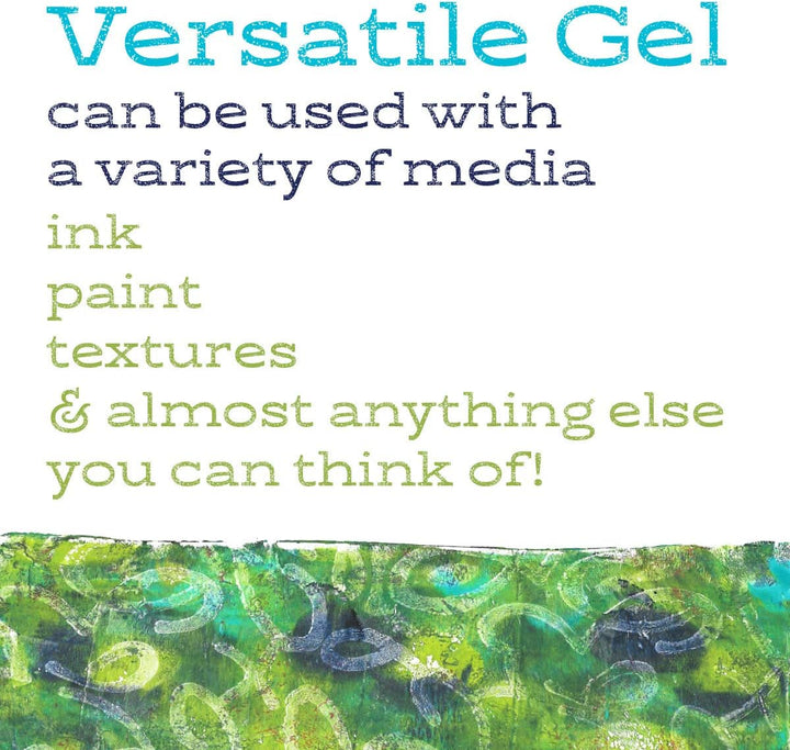 Gel Press 10803 Silikon Stempel Druckplatte, Mehrfarbig, 12 x 12 in 12 x 12 in GEL10803, 12 x 12 in