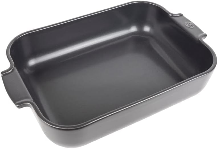 PEUGEOT - Rechteckige Auflaufform aus Keramik - 36 cm x 23,6 cm x 7,5 cm - Fassungsvermögen: 3,8 L -