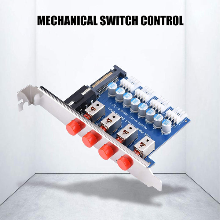 Hopcd HDD Drive Power Switch-Modul, HDD Power Control-Schalter/Festplattenauswahl SATA Drive Switche