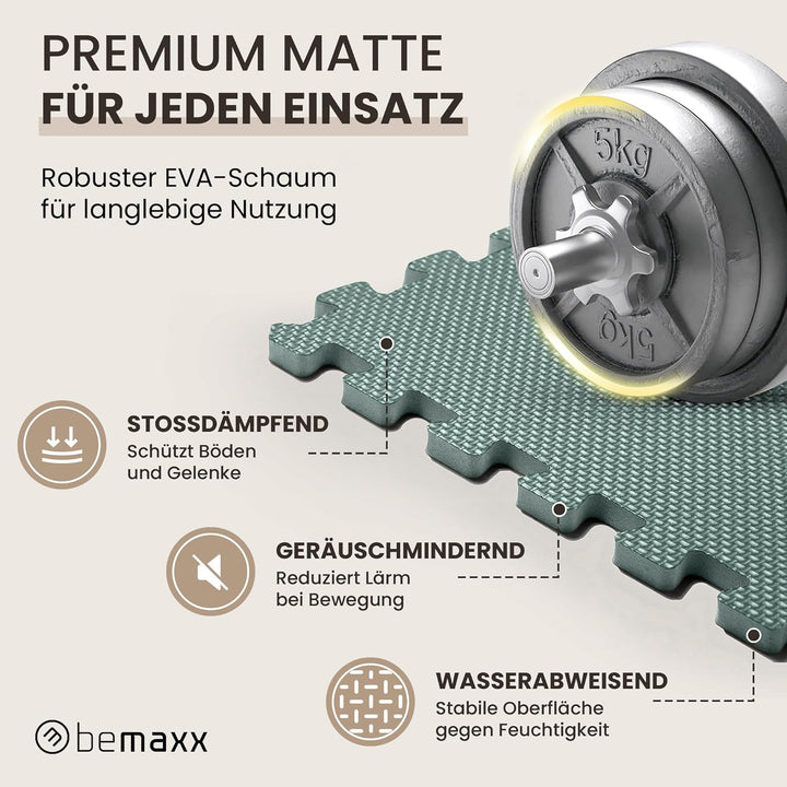 Schutzmatten Bodenschutzmatte Set Sportmatte Gymnastikmatte Puzzlematte: Puzzle Sportgeräte Matte Fi