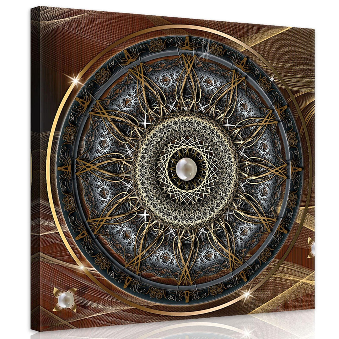 Forwall Leinwand Bilder 40x40 cm | Mandala, Leinwandbilder, Bild auf leinwand, Format: 40x40 cm (BxH