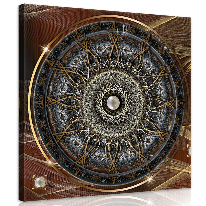 Forwall Leinwand Bilder 40x40 cm | Mandala, Leinwandbilder, Bild auf leinwand, Format: 40x40 cm (BxH