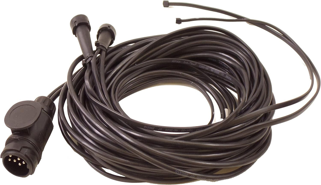 Aspöck Anhänger - Rückleuchten - Heckleuchten Multipoint II - Kabelbaum - Kabelsatz 6 + 4,5 Meter, 1