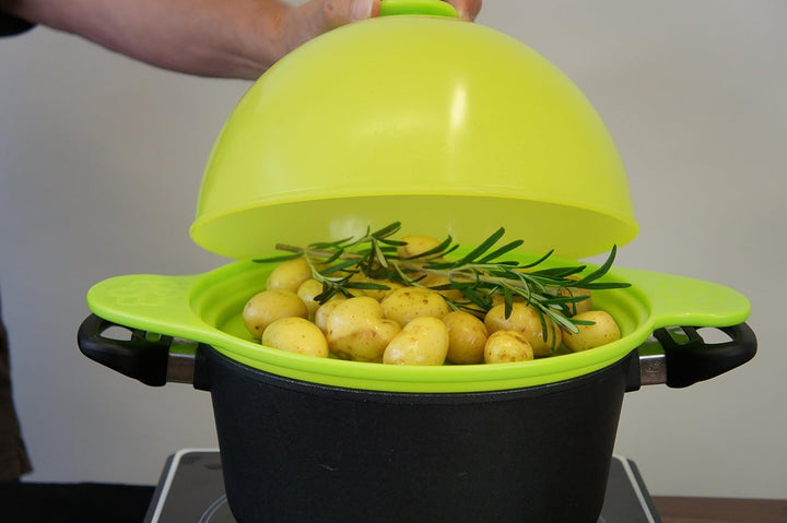 Muxel´s Dampf-Gar und Spätzle Set zum Spätzle schaben und einfachem Dampfgaren
