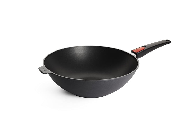 Woll Diamond Lite Wok- und Rührpfanne, Ø 32 cm, 10 cm hoch, mit abnehmbaren Stiel - Geeignet für Cer