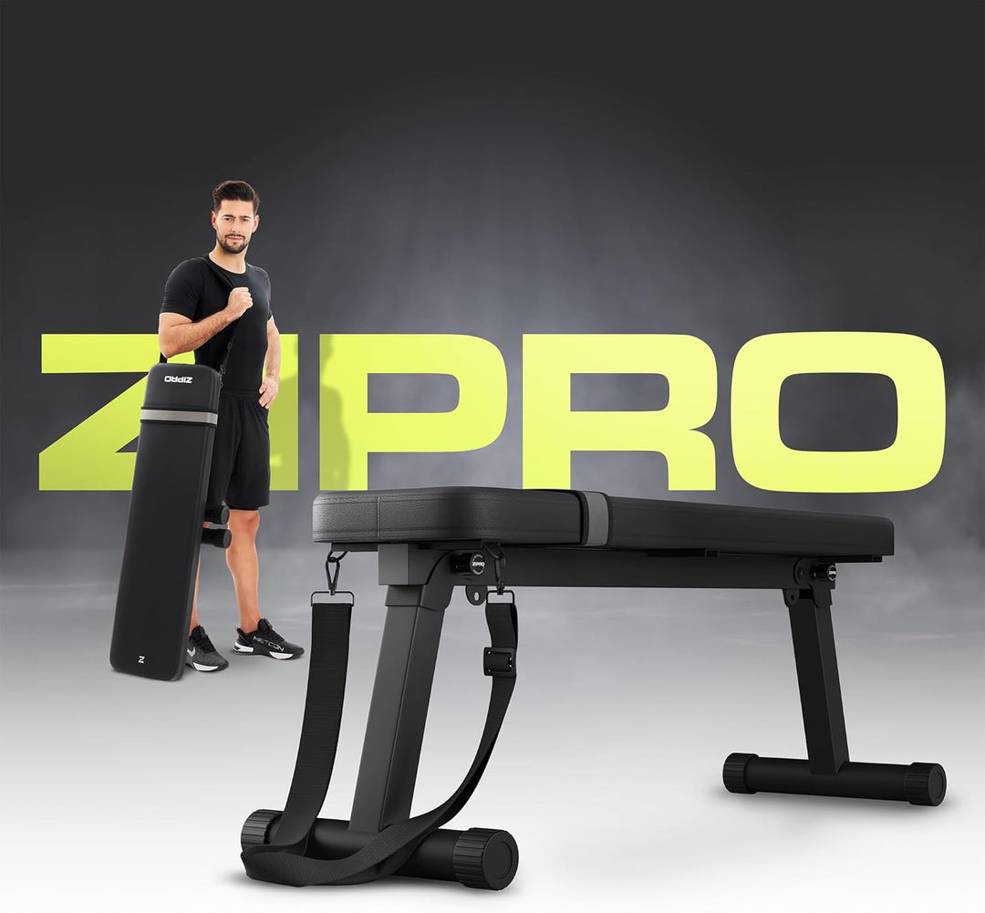 Zipro klappbare Trainingsbank, Bankdrücken, Fitnessbank, Multifunktion Sit up bank, Fitnessgeräte, F