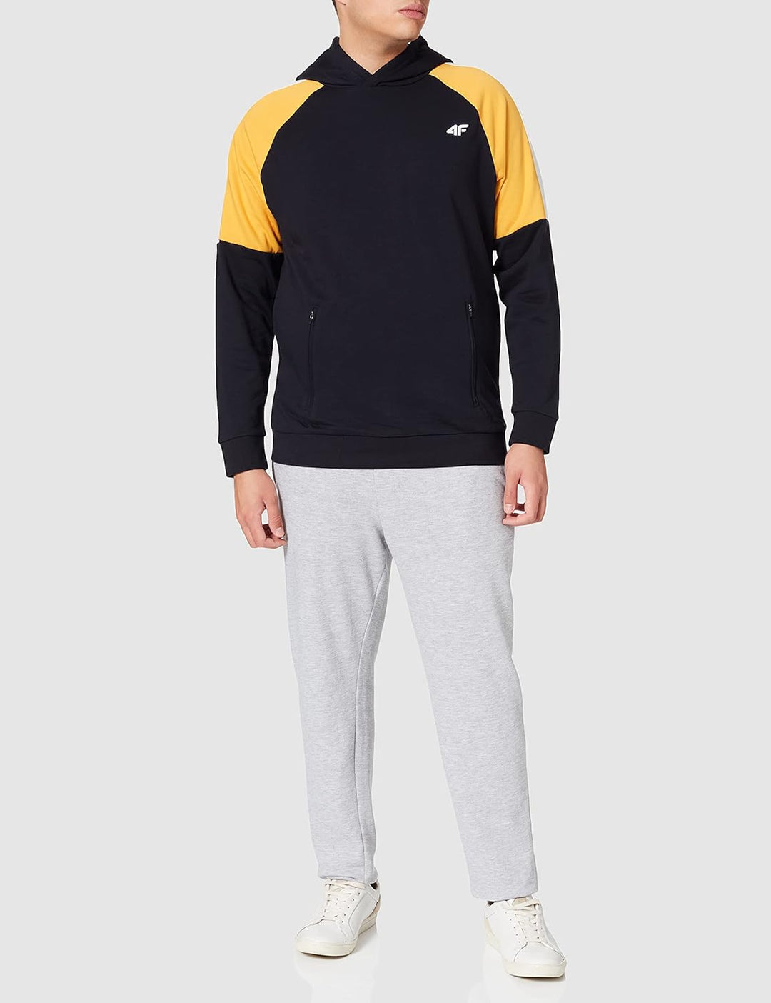 4F Herren Sweatshirt Samuel Kapuzenpullover S Dark Blue, S Dark Blue